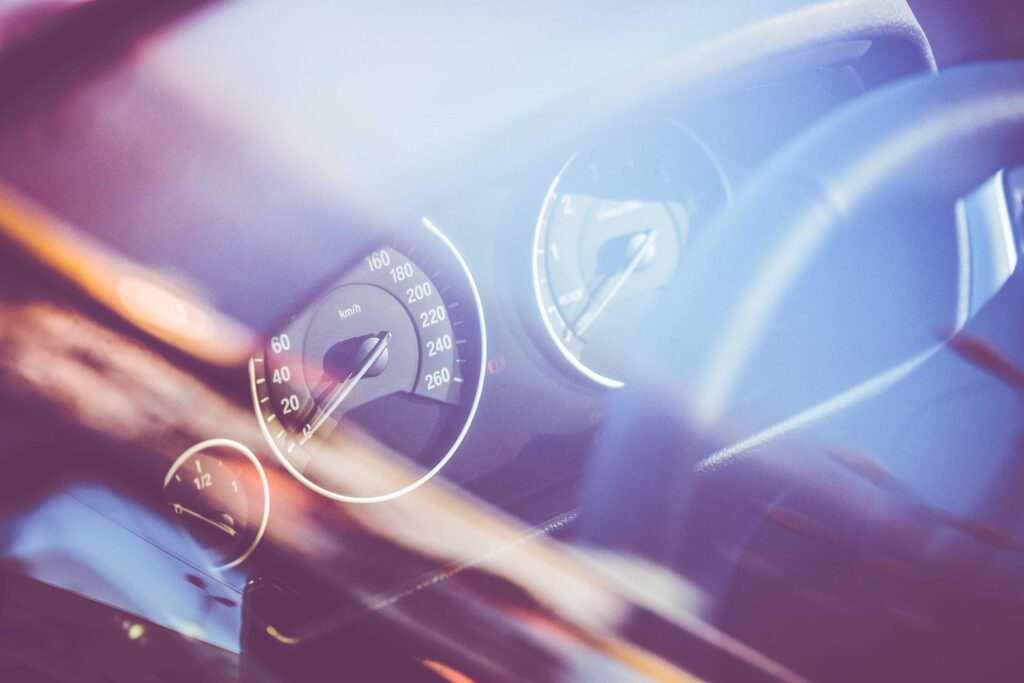 Window Spedometer Speed-O-Meter in a Car Through Window - saturnnasa